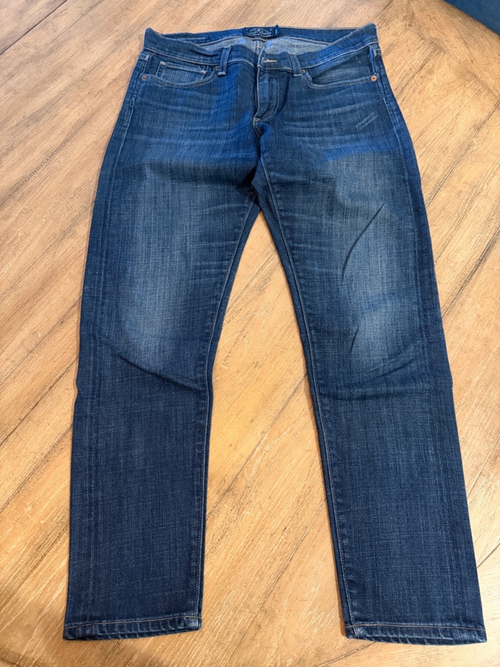 Lucky Brand Women's Dark Blue Straight Jeans